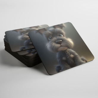 Podtácky Malý knírač animovaný