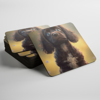 Podtácky Polní španěl animovaný