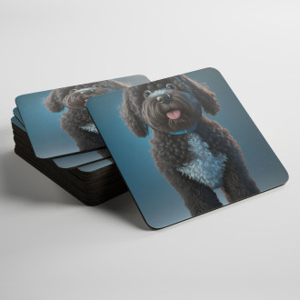 Podtácky Portugalský vodní pes animovaný