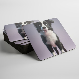 Podtácky Border kolie animovaný