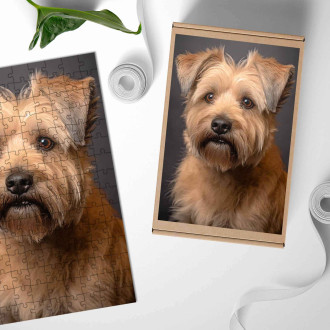 Dřevěné puzzle Glen of Imaal teriér realistic