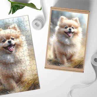 Dřevěné puzzle Russian Toy akvarel