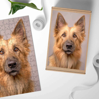 Dřevěné puzzle Berger Picard realistic