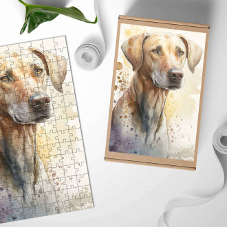 Dřevěné puzzle Azavak akvarel