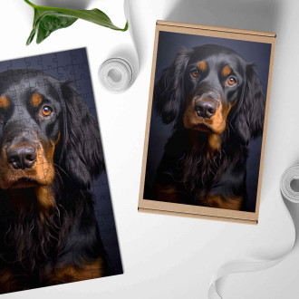 Dřevěné puzzle Gordon Setr realistic