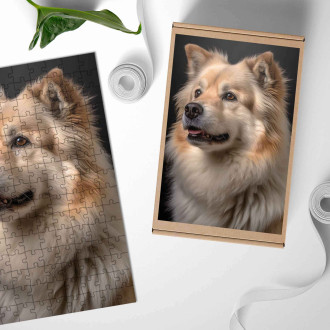 Dřevěné puzzle Komondorok realistic