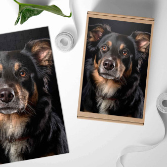 Dřevěné puzzle Lagotti Romagnoli realistic