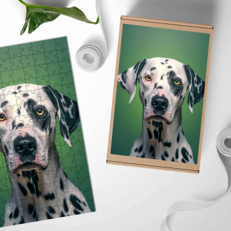 Dřevěné puzzle Dalmatín realistic