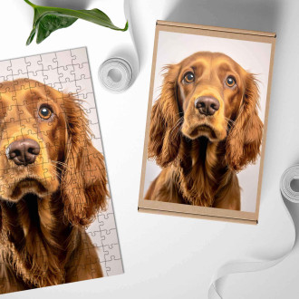 Dřevěné puzzle Kokršpaněl realistic