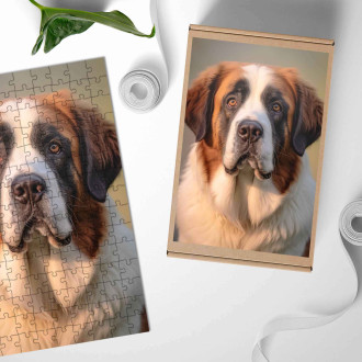 Dřevěné puzzle Bernardýn realistic