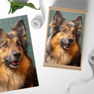 Dřevěné puzzle Pulík realistic