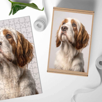 Dřevěné puzzle Petit Basset Griffon Vendéen realistic