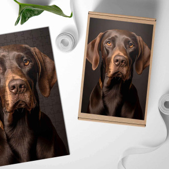 Dřevěné puzzle Harrier realistic