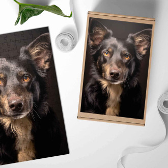 Dřevěné puzzle Mudi realistic