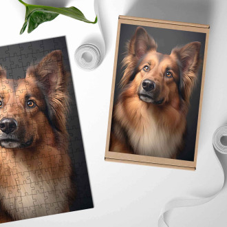 Dřevěné puzzle Belgický Laekenoi realistic