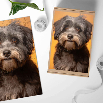 Dřevěné puzzle Havanese realistic