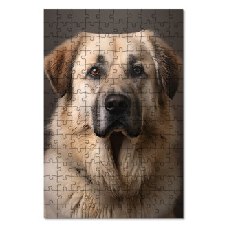 Dřevěné puzzle Anatolský pastevecký pes realistic