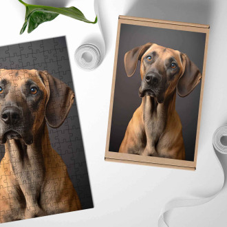 Dřevěné puzzle Sloughi realistic