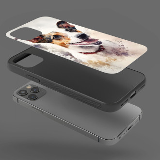 Foxteriér hladkosrstý akvarel