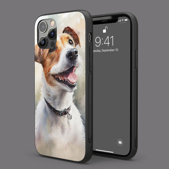 Russell teriér akvarel