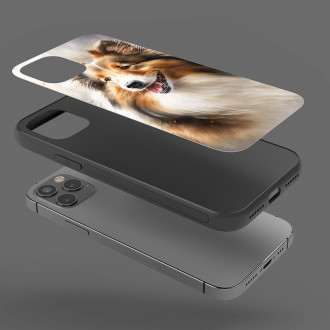 Shetlandský ovčák akvarel