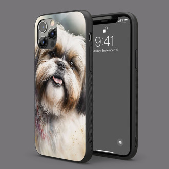 Shih Tzu akvarel