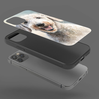 Bedlington teriér akvarel