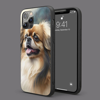 Tibetský španěl akvarel