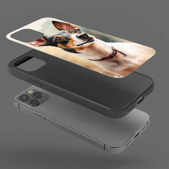 Toy Fox Teriér akvarel