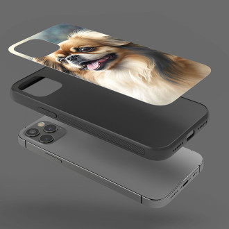 Tibetský španěl akvarel