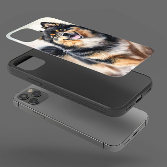 Finský Lapphund akvarel