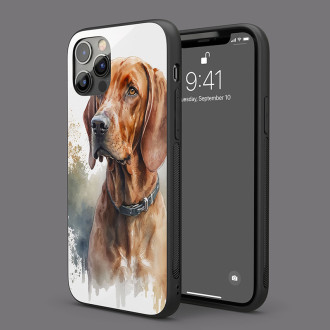 Redbone Coonhound akvarel