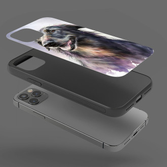 Skotský deerhound akvarel