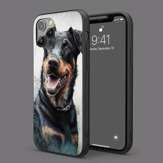 Beauceron akvarel