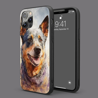 Australský honácký pes akvarel