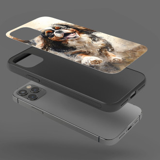 Anglický toy španěl akvarel