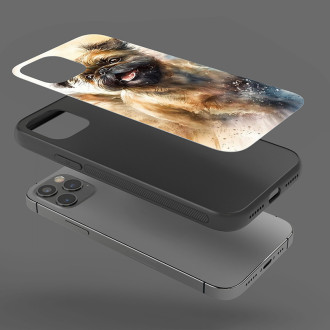 Brussels Griffon akvarel