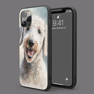 Bedlington teriér akvarel