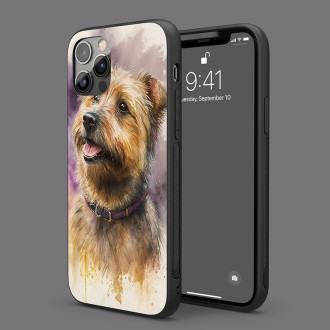 Norfolský teriér akvarel