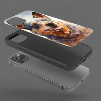 Australský honácký pes akvarel