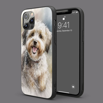 Dandie Dinmont teriér akvarel