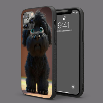 Černý ruský teriér animovaný