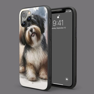 Tibetský teriér akvarel