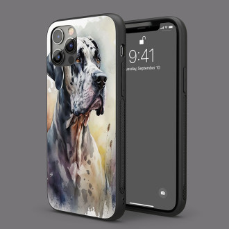 Německá doga akvarel