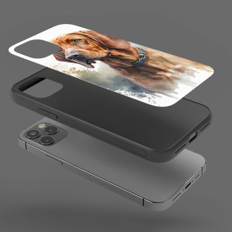 Redbone Coonhound akvarel