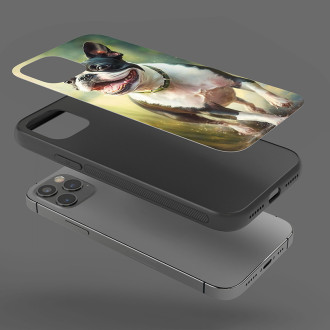 Bostonský teriér akvarel