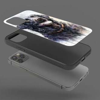 Curly Coated Retriever akvarel