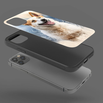 Kanaánský pes akvarel