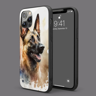 Belgický Malinoi akvarel