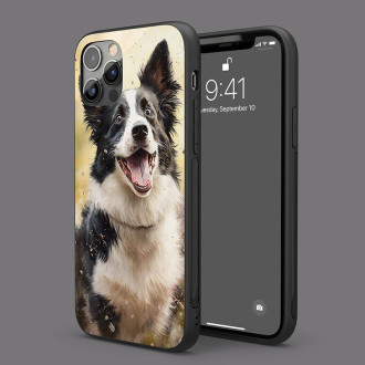 Border kolie akvarel